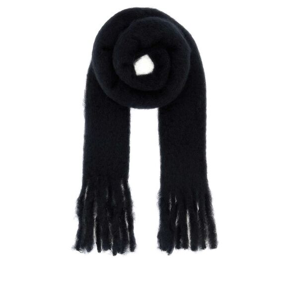 Loewe Men Black Mohair Blend Scarf